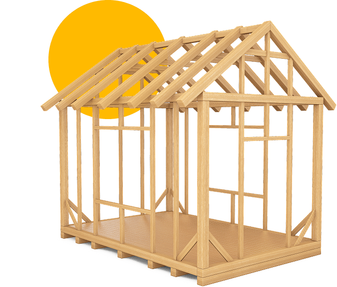 Mediniai karkasiniai moduliniai namai