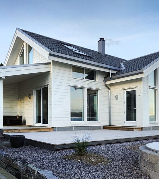 Šlaitinio stogo medinė konstrukcija