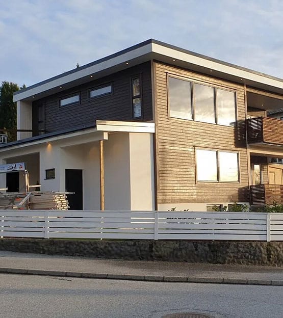 Sutapdinto (plokščio) stogo medinė konstrukcija