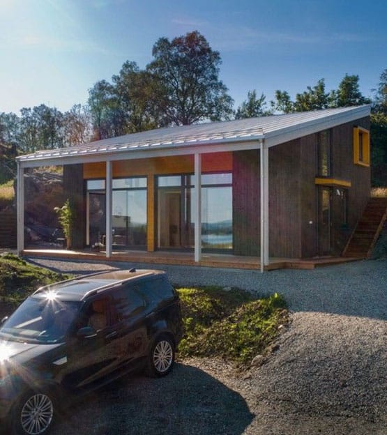 Vienšlaičio stogo medinė konstrukcija