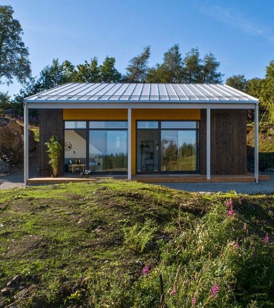 Vienšlaičio stogo medinė konstrukcija