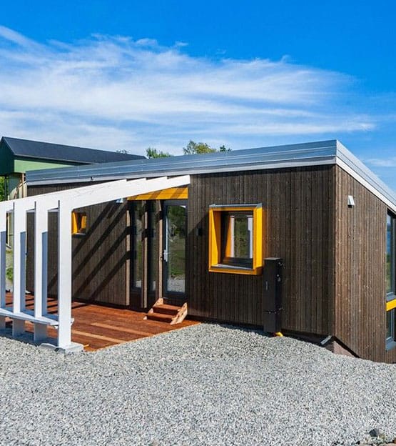 Vienšlaičio stogo medinė konstrukcija